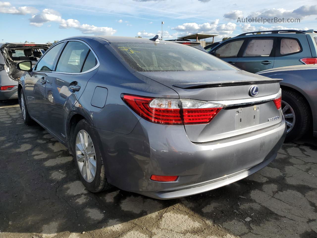 2014 Lexus Es 300h Gray vin: JTHBW1GGXE2072527