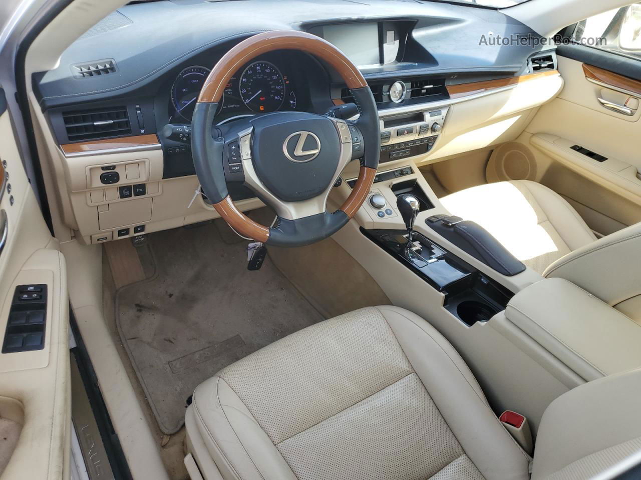 2015 Lexus Es 300h Белый vin: JTHBW1GGXF2078765