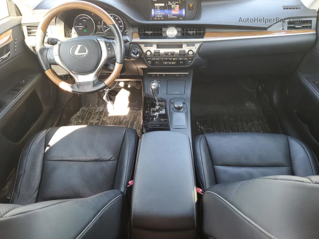 2015 Lexus Es 300h Белый vin: JTHBW1GGXF2088843