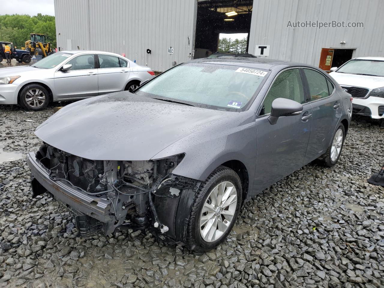 2015 Lexus Es 300h Charcoal vin: JTHBW1GGXF2088986