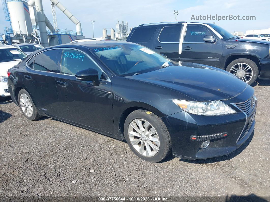 2015 Lexus Es 300h Hybrid Black vin: JTHBW1GGXF2097350