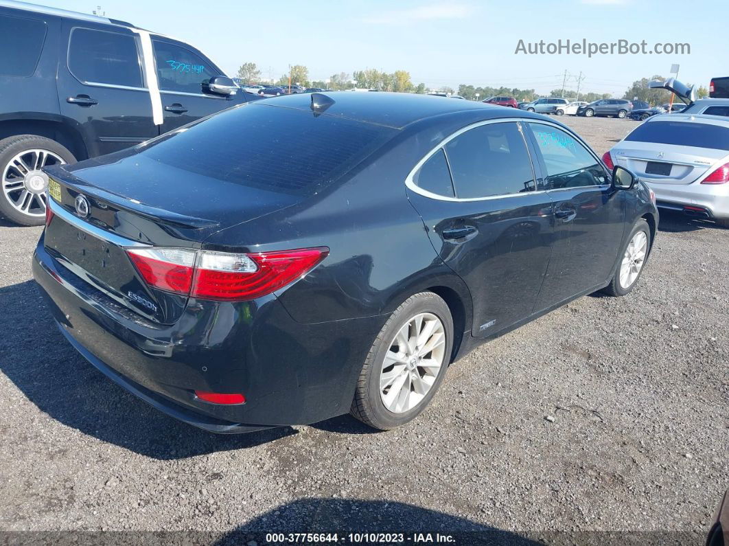 2015 Lexus Es 300h Hybrid Black vin: JTHBW1GGXF2097350