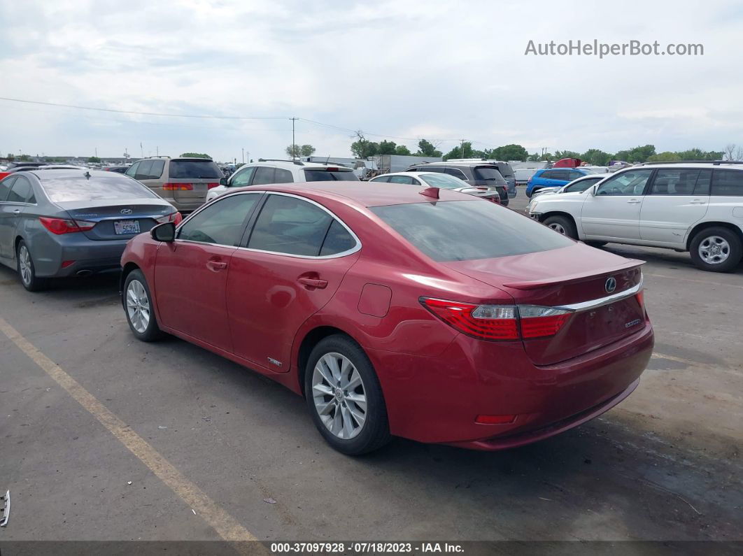 2015 Lexus Es 300h Hybrid White vin: JTHBW1GGXF2098594