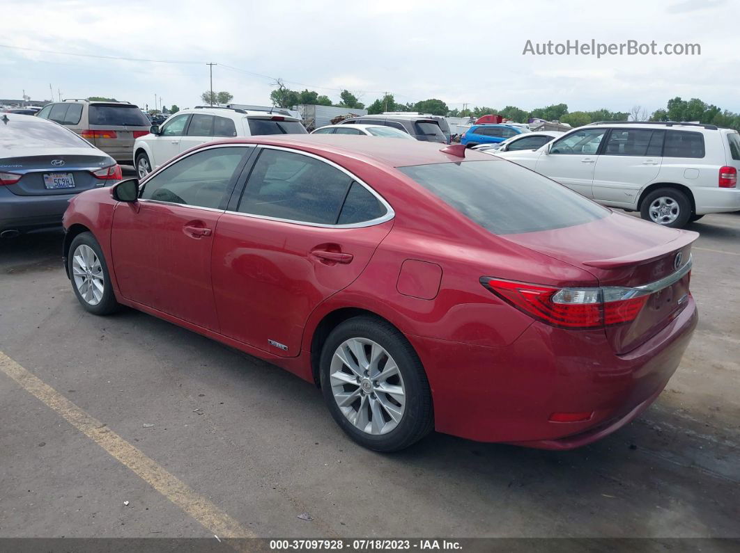 2015 Lexus Es 300h Hybrid White vin: JTHBW1GGXF2098594