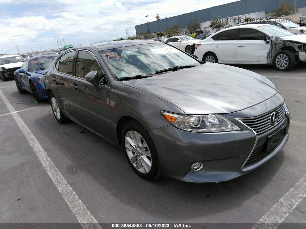 2015 Lexus Es 300h Hybrid Gray vin: JTHBW1GGXF2099003