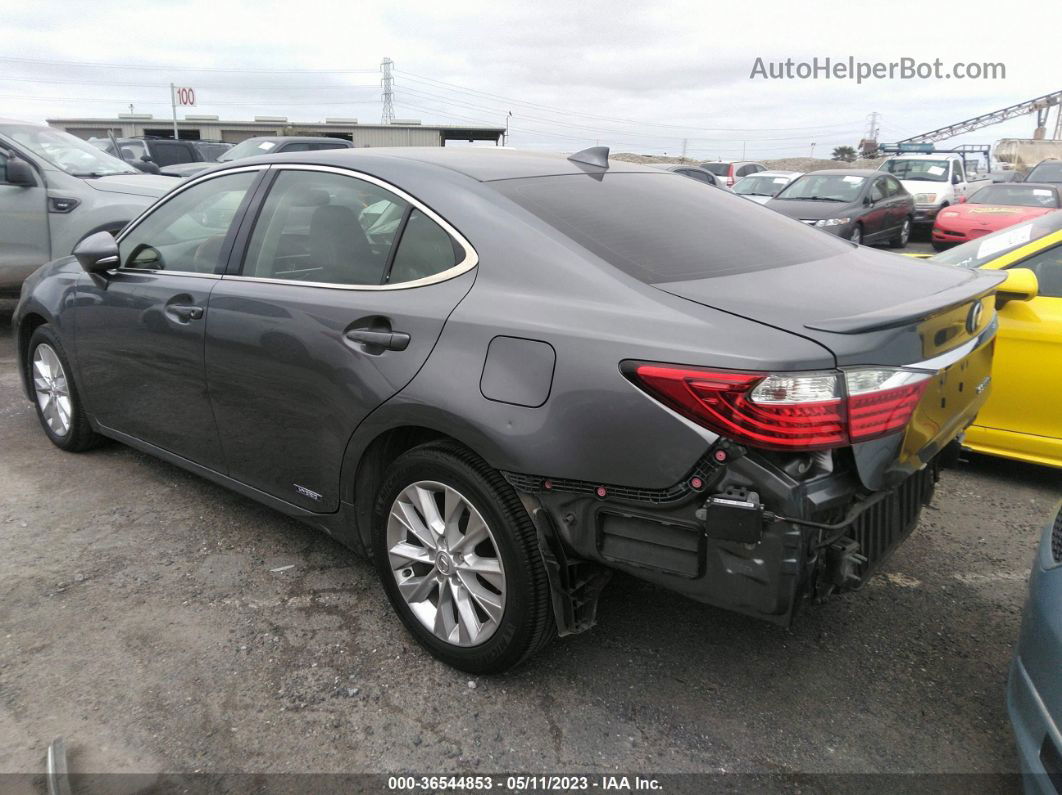 2015 Lexus Es 300h Hybrid Gray vin: JTHBW1GGXF2099003