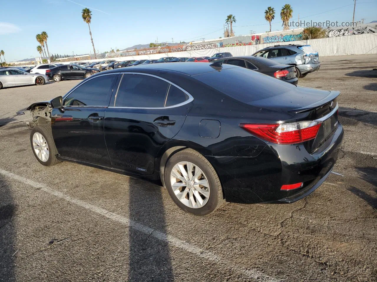 2015 Lexus Es 300h Black vin: JTHBW1GGXF2099101