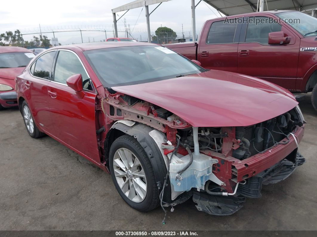 2015 Lexus Es 300h Hybrid Red vin: JTHBW1GGXF2099180