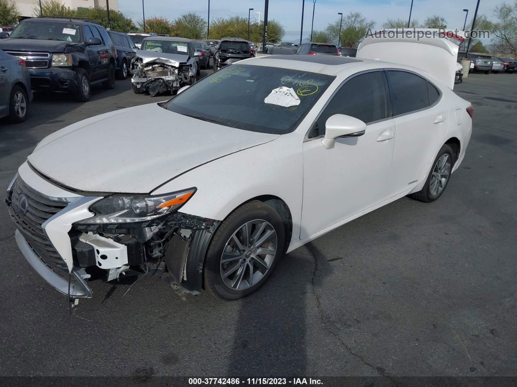 2017 Lexus Es Es 300h White vin: JTHBW1GGXH2134450