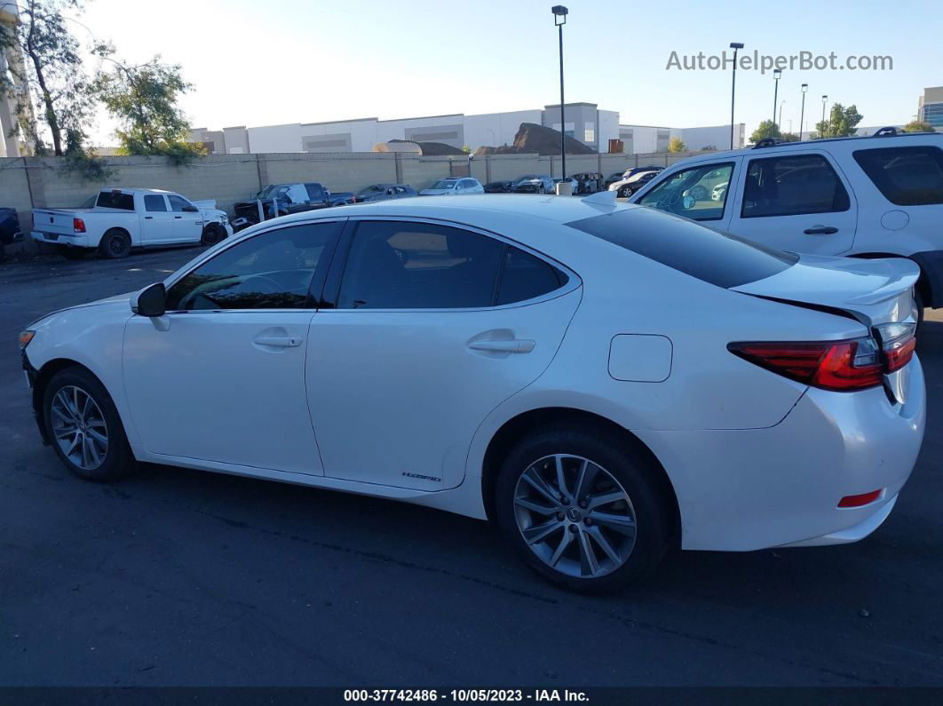 2017 Lexus Es Es 300h White vin: JTHBW1GGXH2134450