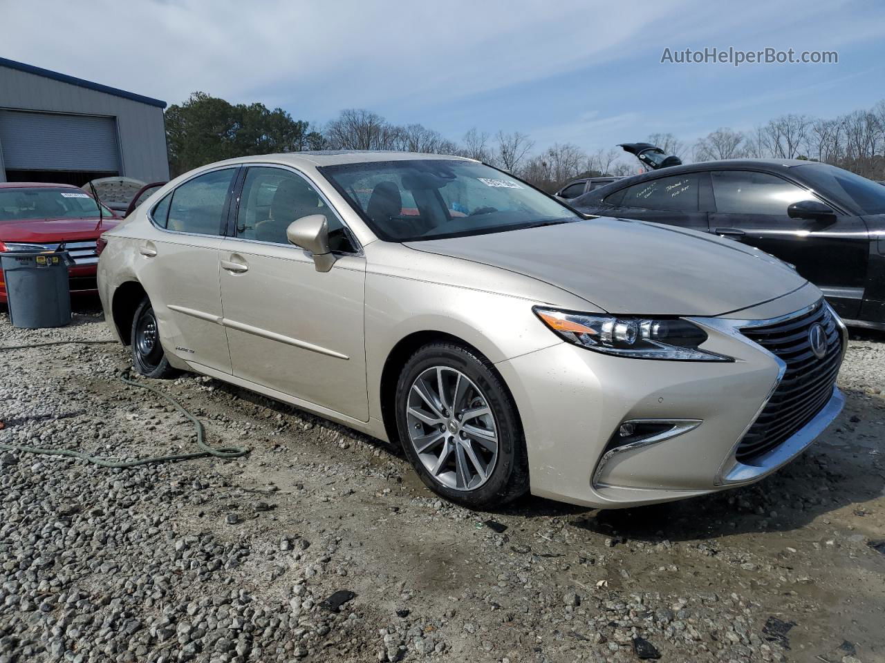 2017 Lexus Es 300h Beige vin: JTHBW1GGXH2138143