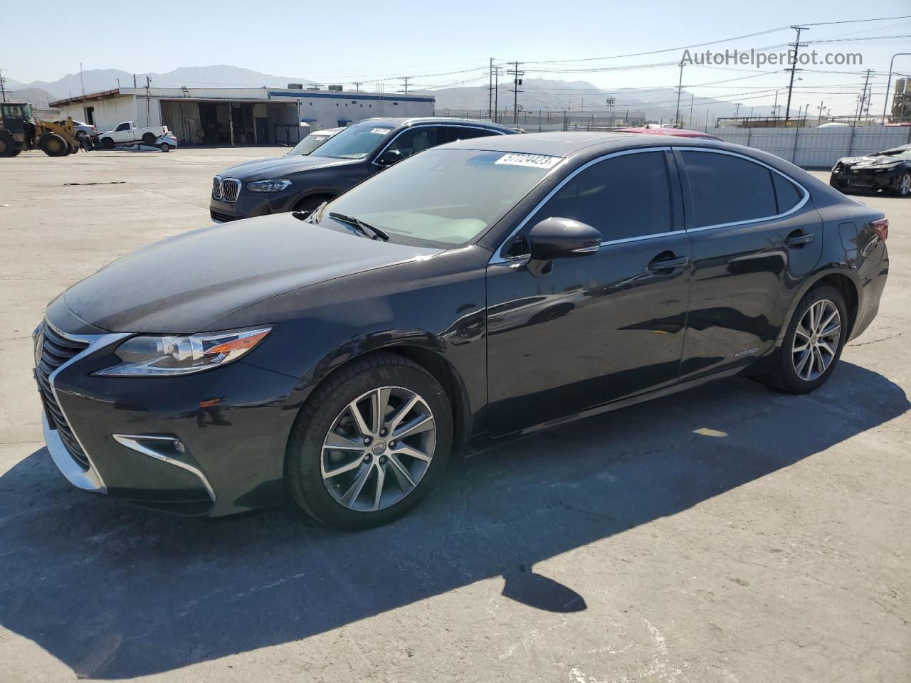 2017 Lexus Es 300h Black vin: JTHBW1GGXH2147408