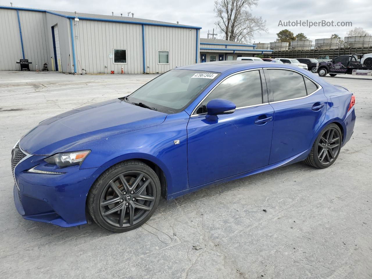 2016 Lexus Is 350 Blue vin: JTHCE1D22G5011951