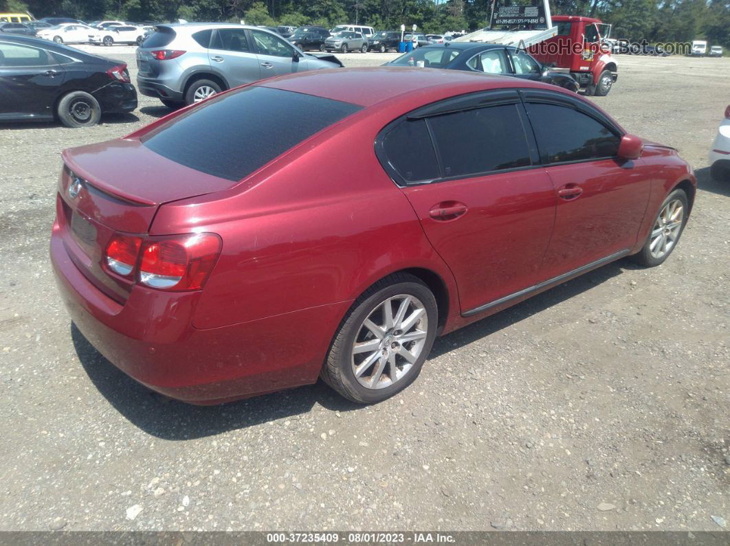 2006 Lexus Gs 300   Красный vin: JTHCH96S060014412