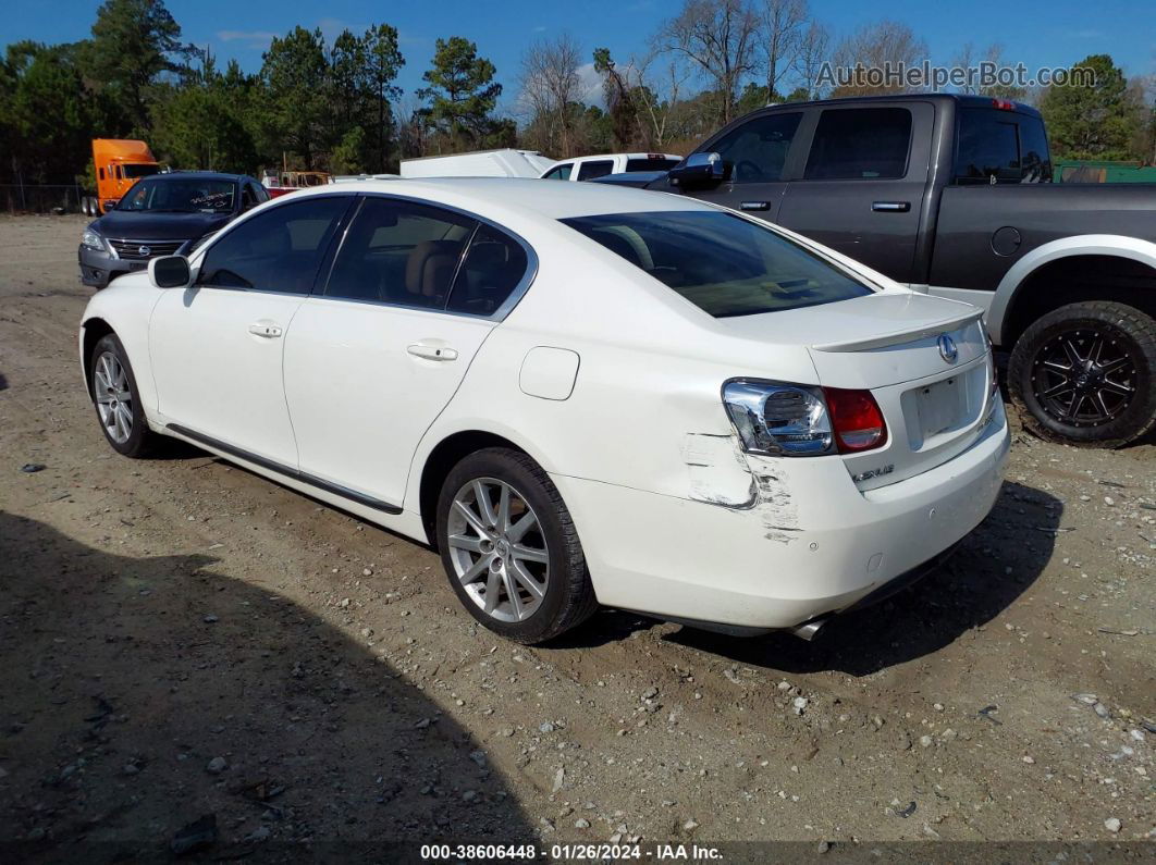 2006 Lexus Gs 300   White vin: JTHCH96S560012400