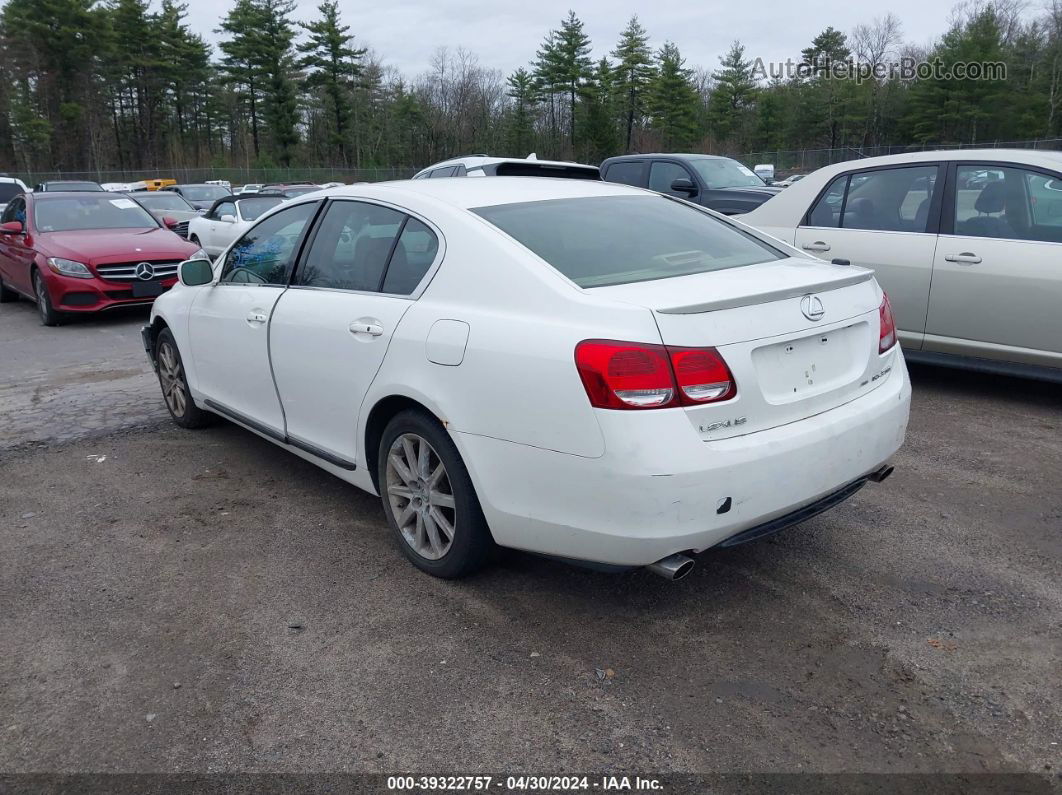 2006 Lexus Gs 300   White vin: JTHCH96S960005367