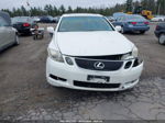 2006 Lexus Gs 300   White vin: JTHCH96S960005367