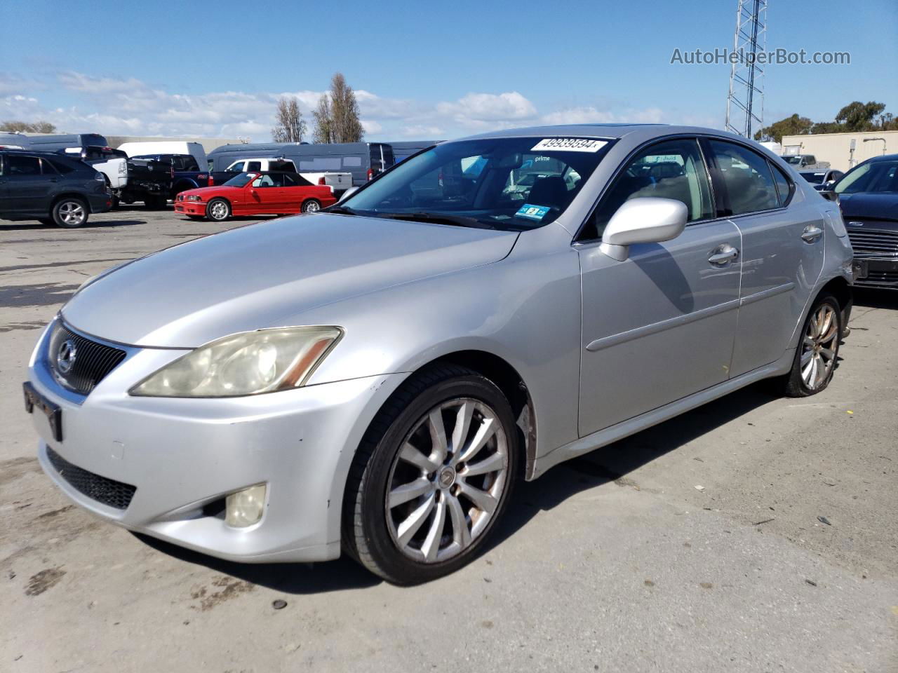 2007 Lexus Is 250 Серебряный vin: JTHCK262072009323