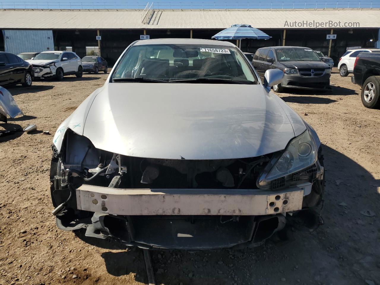 2007 Lexus Is 250 Silver vin: JTHCK262072011329