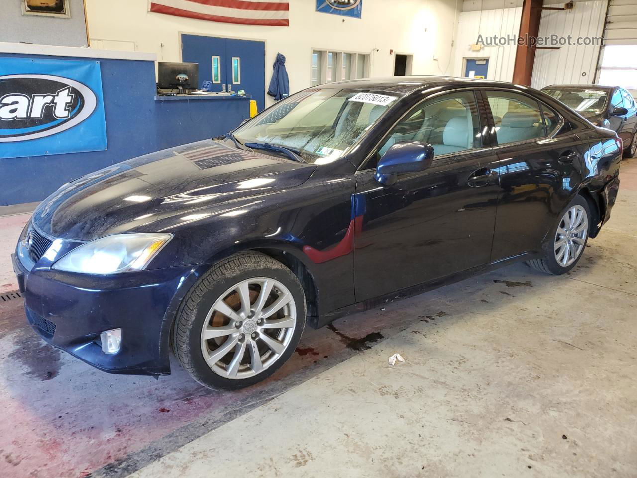 2007 Lexus Is 250 Blue vin: JTHCK262072013694