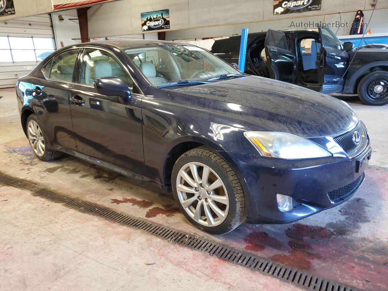 2007 Lexus Is 250 Blue vin: JTHCK262072013694