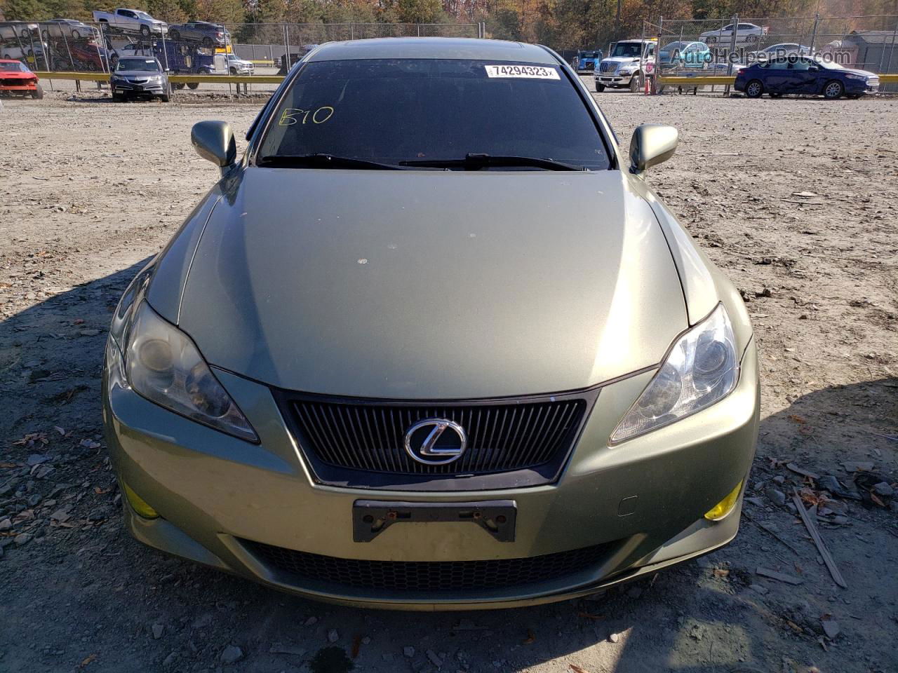 2007 Lexus Is 250 Green vin: JTHCK262175008289