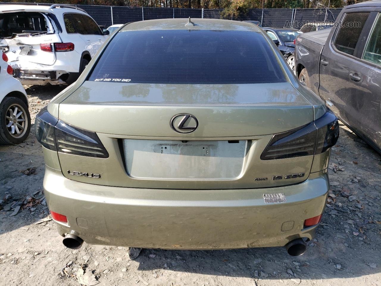 2007 Lexus Is 250 Green vin: JTHCK262175008289