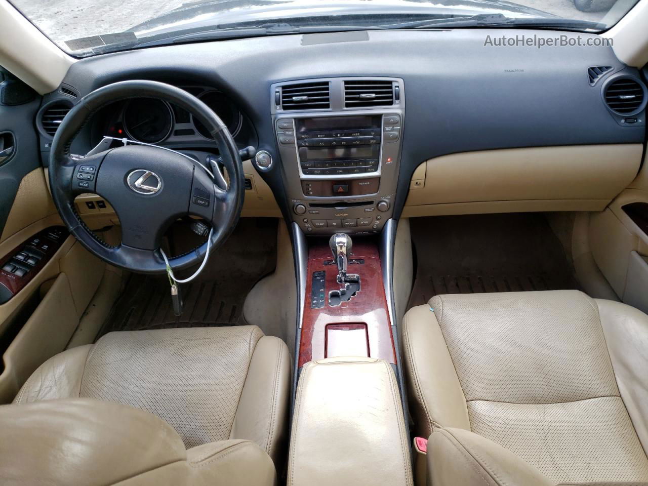 2007 Lexus Is 250 Черный vin: JTHCK262175012455