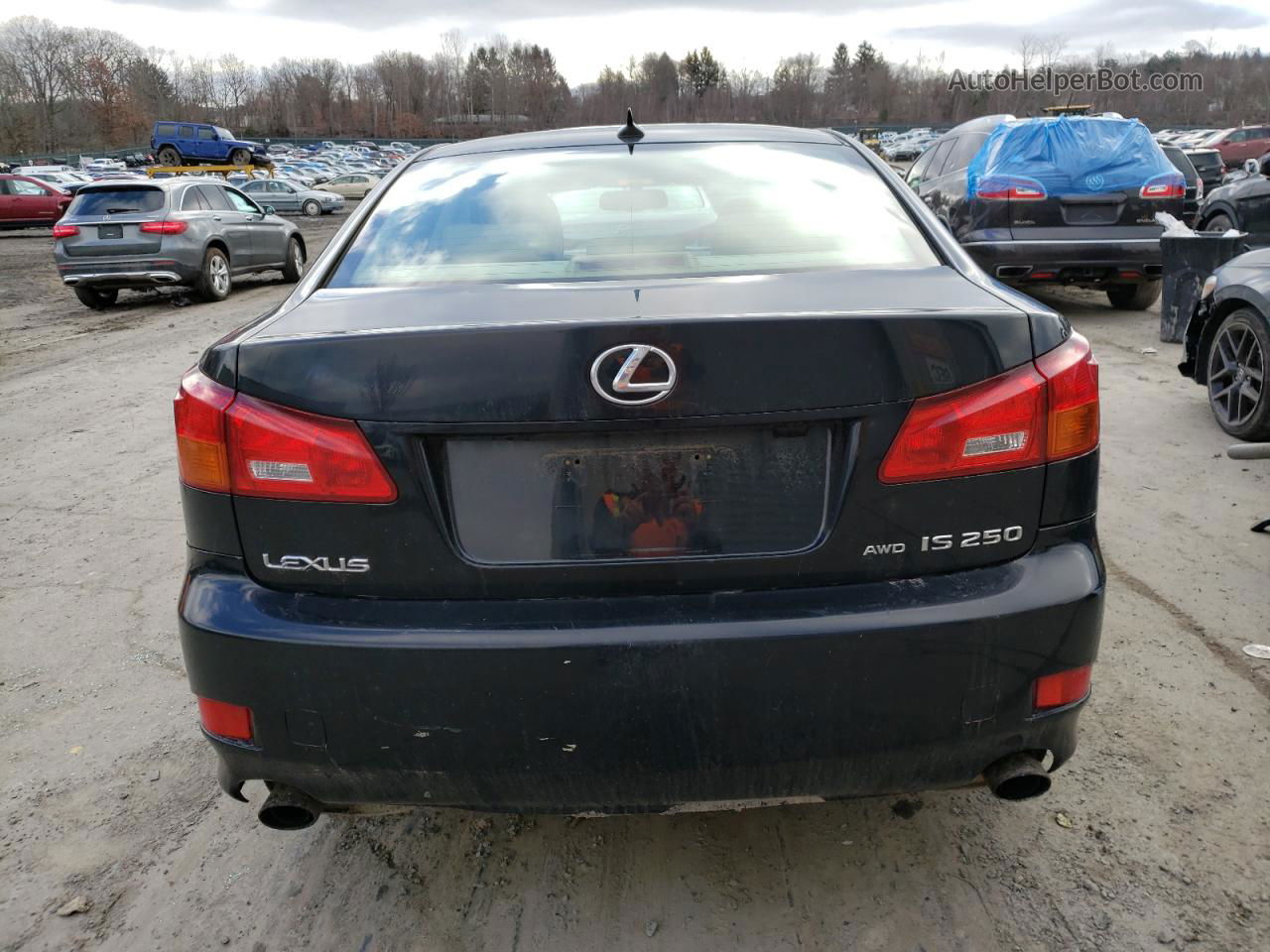 2007 Lexus Is 250 Black vin: JTHCK262175012455