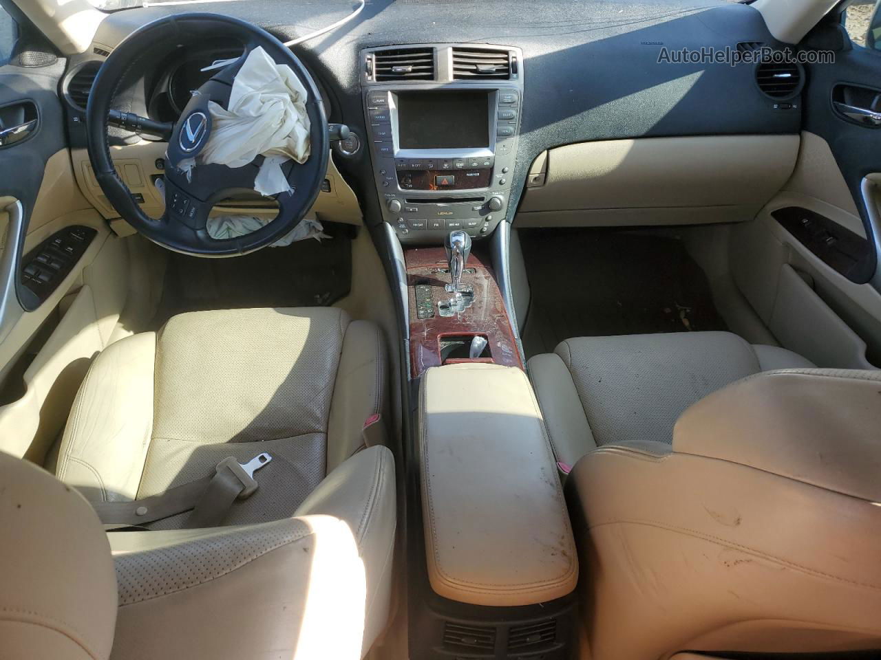 2007 Lexus Is 250 Белый vin: JTHCK262272009758