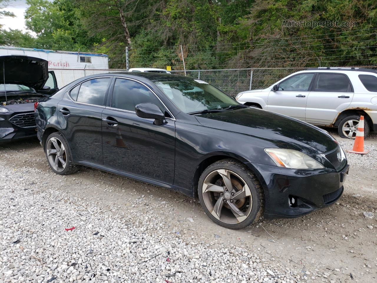 2007 Lexus Is 250 Черный vin: JTHCK262272012059