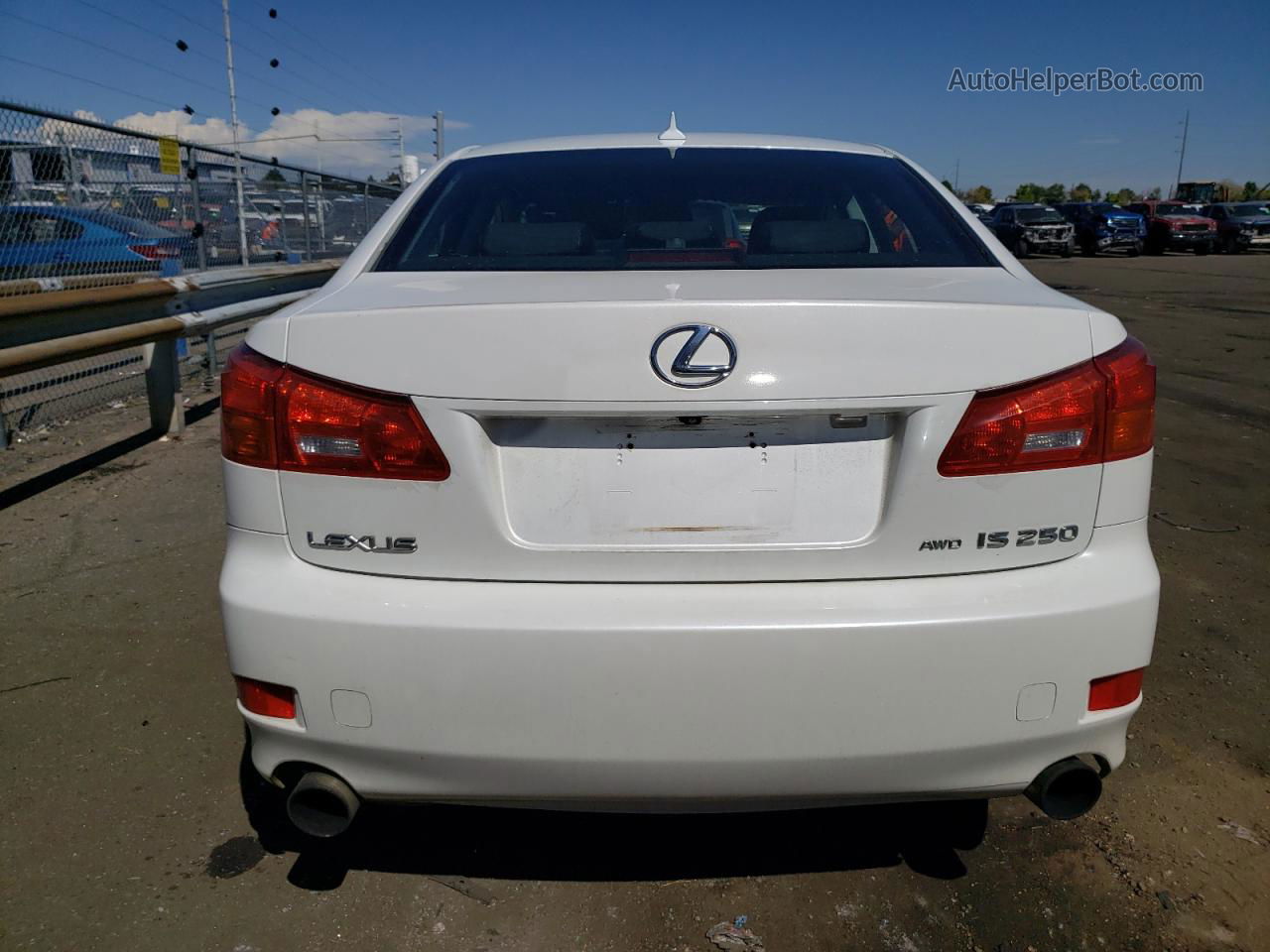 2007 Lexus Is 250 White vin: JTHCK262272014989