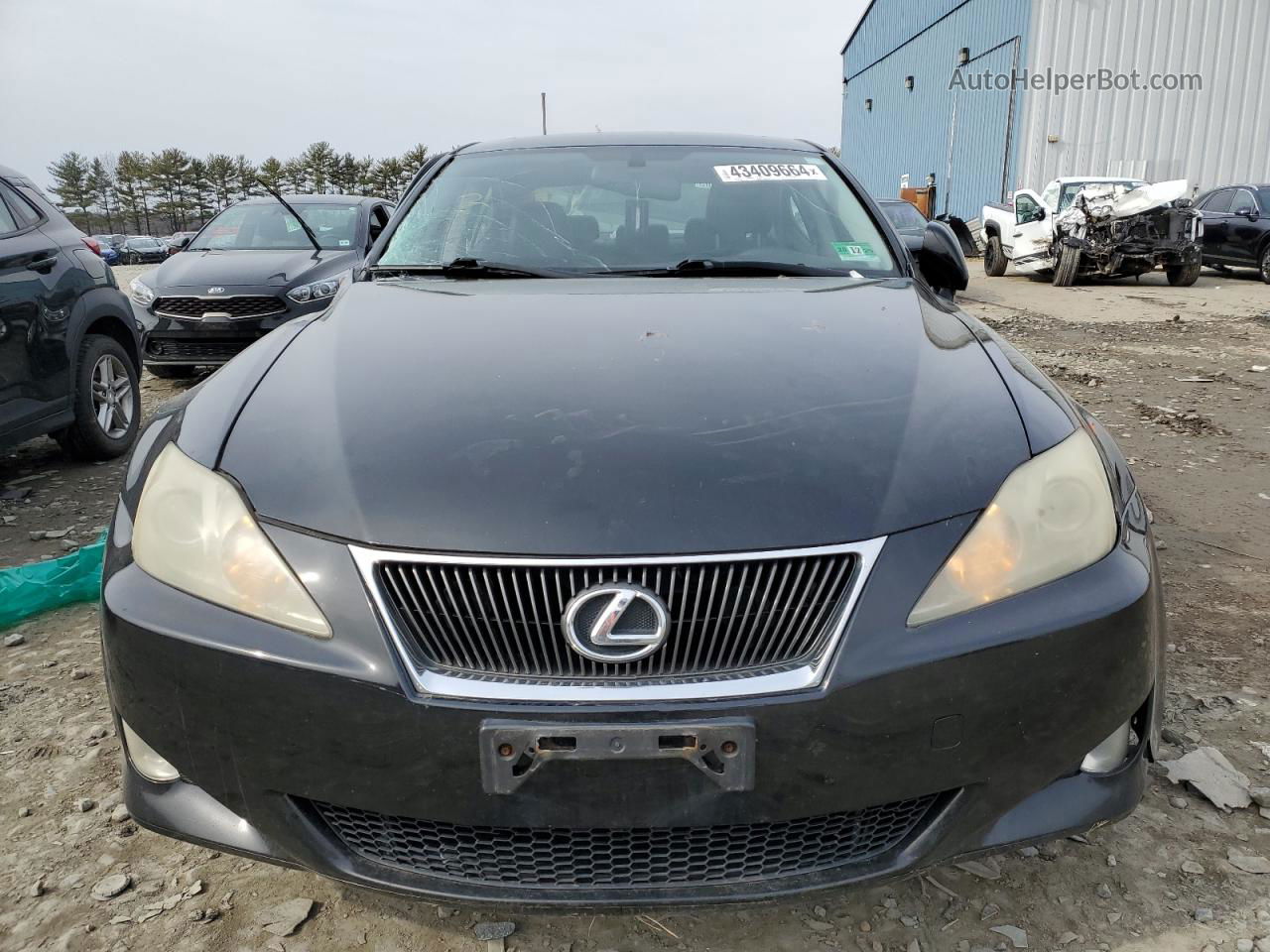 2007 Lexus Is 250 Black vin: JTHCK262275009581