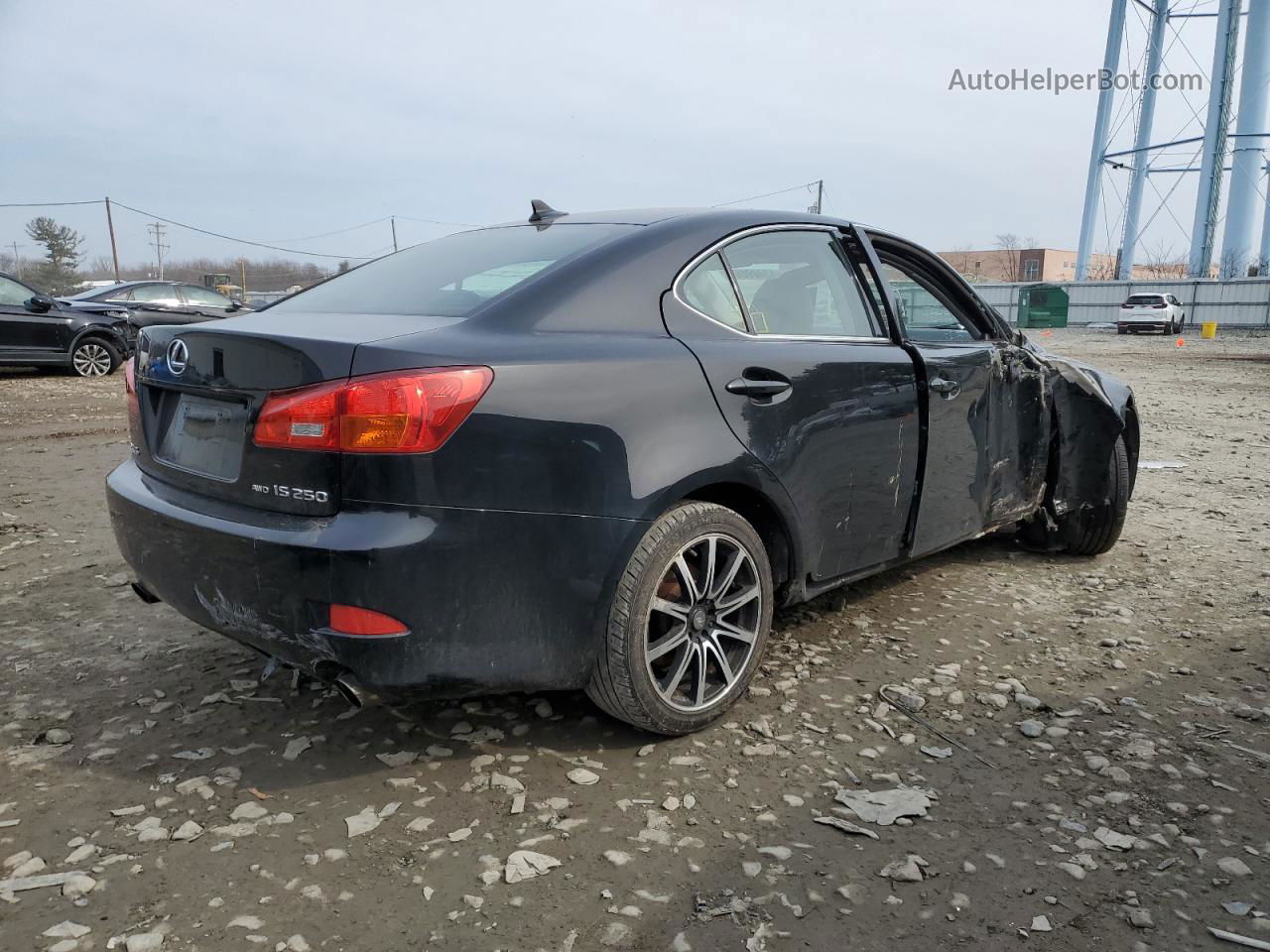 2007 Lexus Is 250 Black vin: JTHCK262275009581