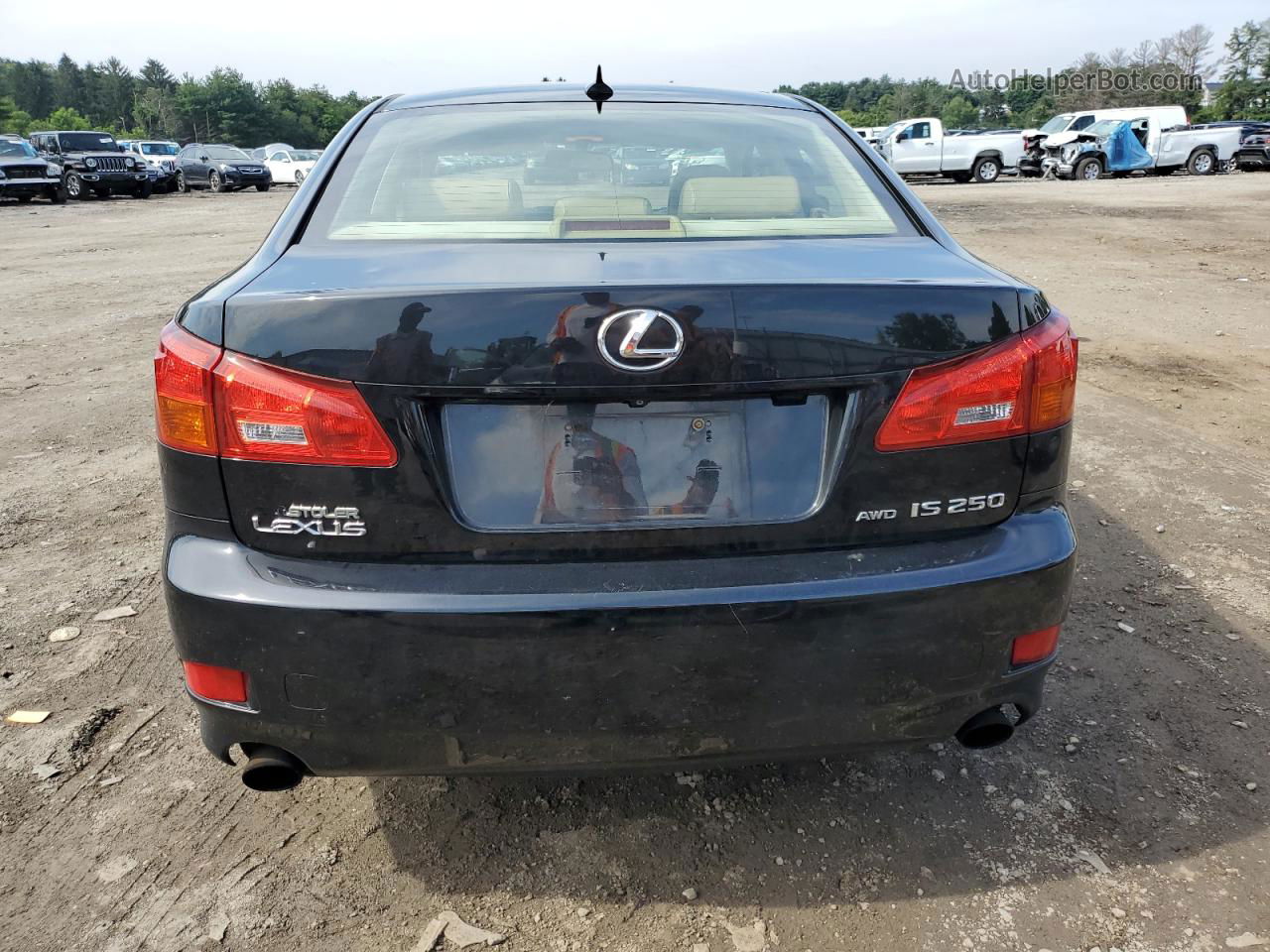 2007 Lexus Is 250 Черный vin: JTHCK262275012531