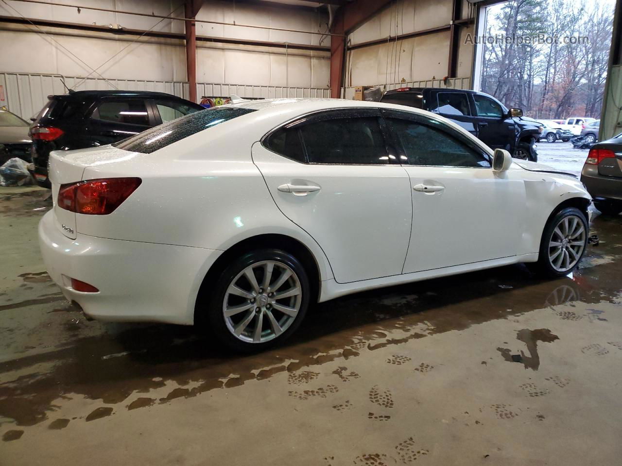 2007 Lexus Is 250 White vin: JTHCK262372010272