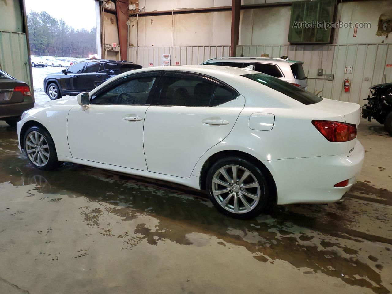 2007 Lexus Is 250 Белый vin: JTHCK262372010272