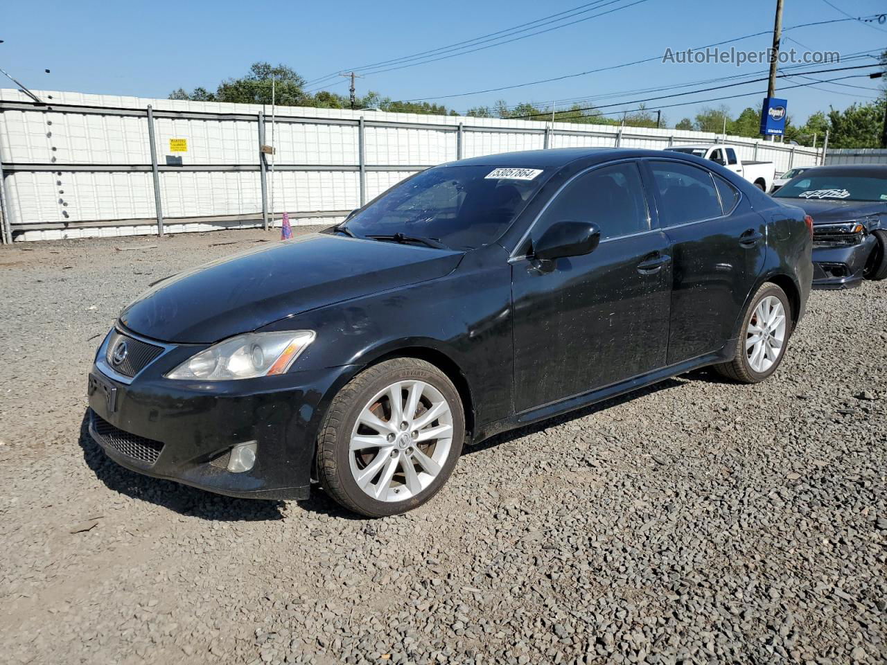 2007 Lexus Is 250 Black vin: JTHCK262375011050