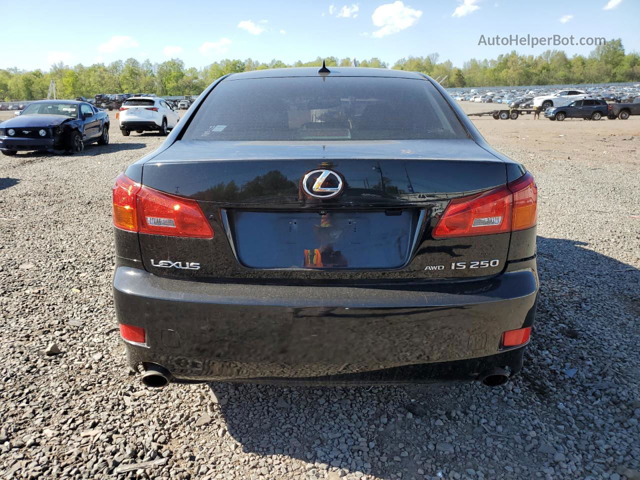 2007 Lexus Is 250 Black vin: JTHCK262375011050