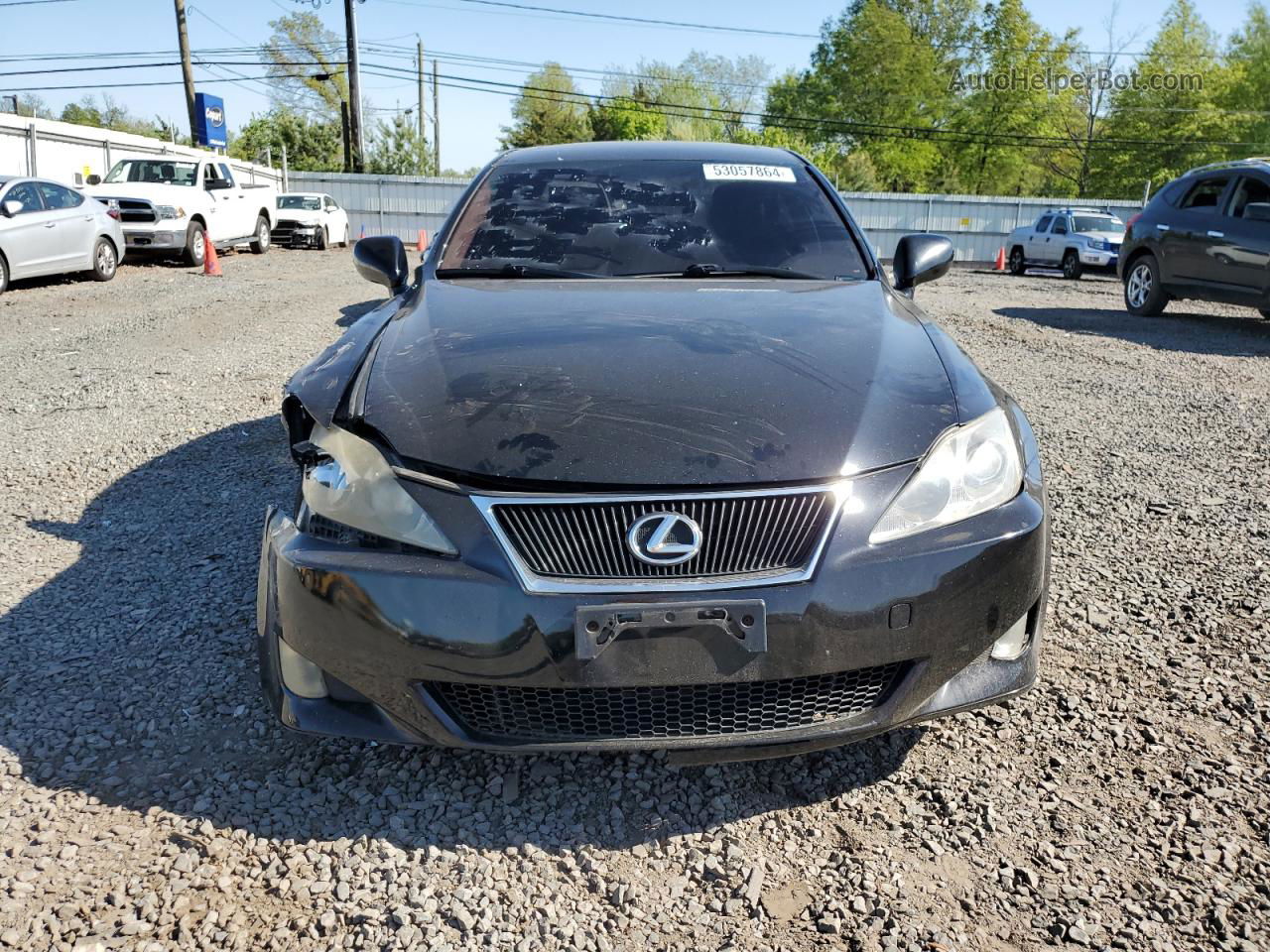 2007 Lexus Is 250 Black vin: JTHCK262375011050