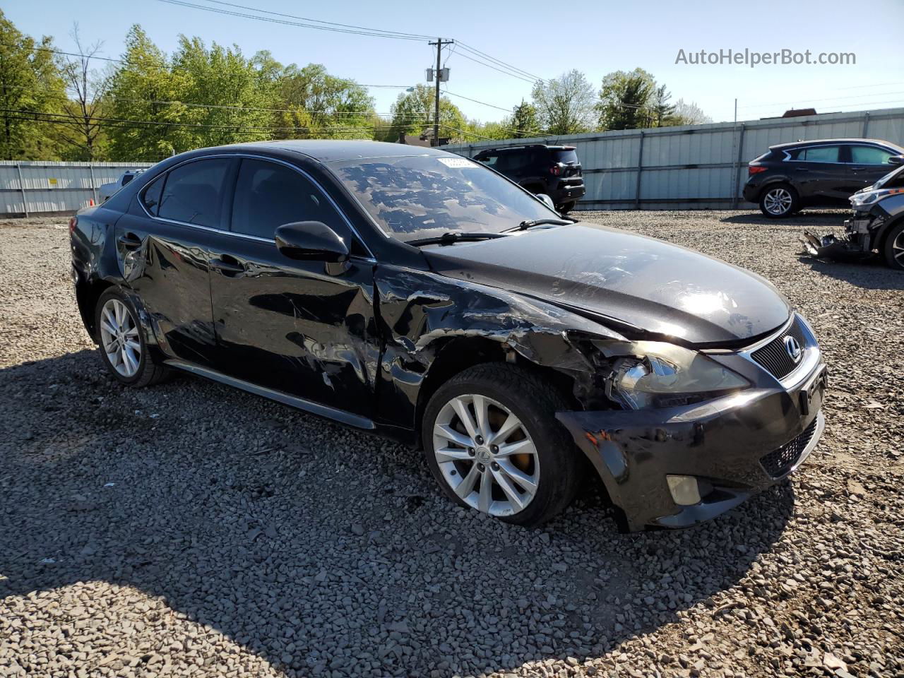 2007 Lexus Is 250 Black vin: JTHCK262375011050