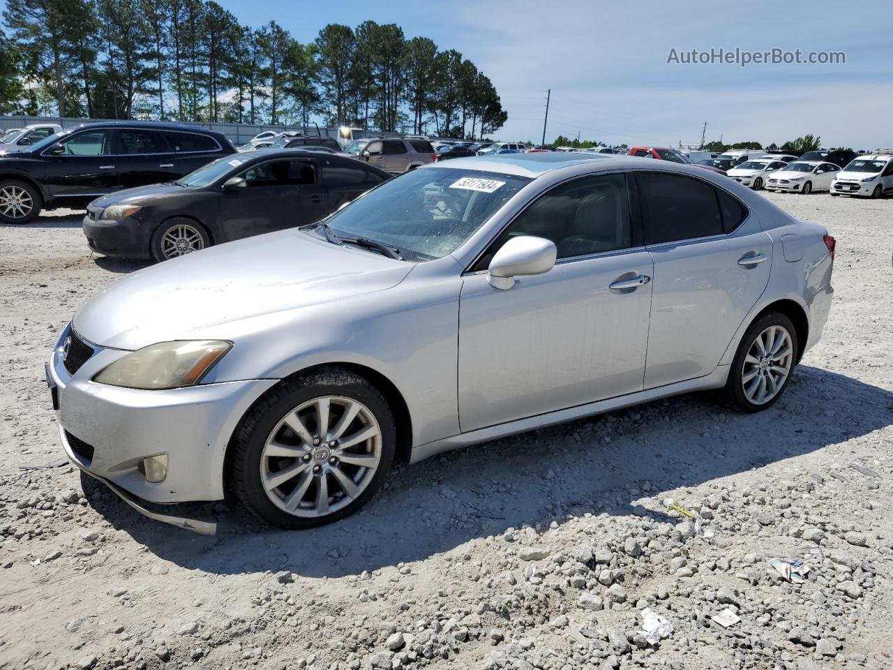 2007 Lexus Is 250 Silver vin: JTHCK262375014451