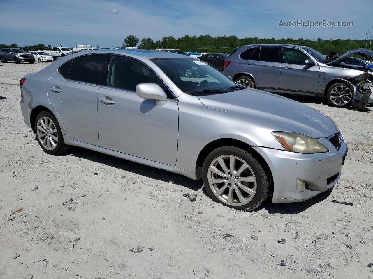 2007 Lexus Is 250 Silver vin: JTHCK262375014451