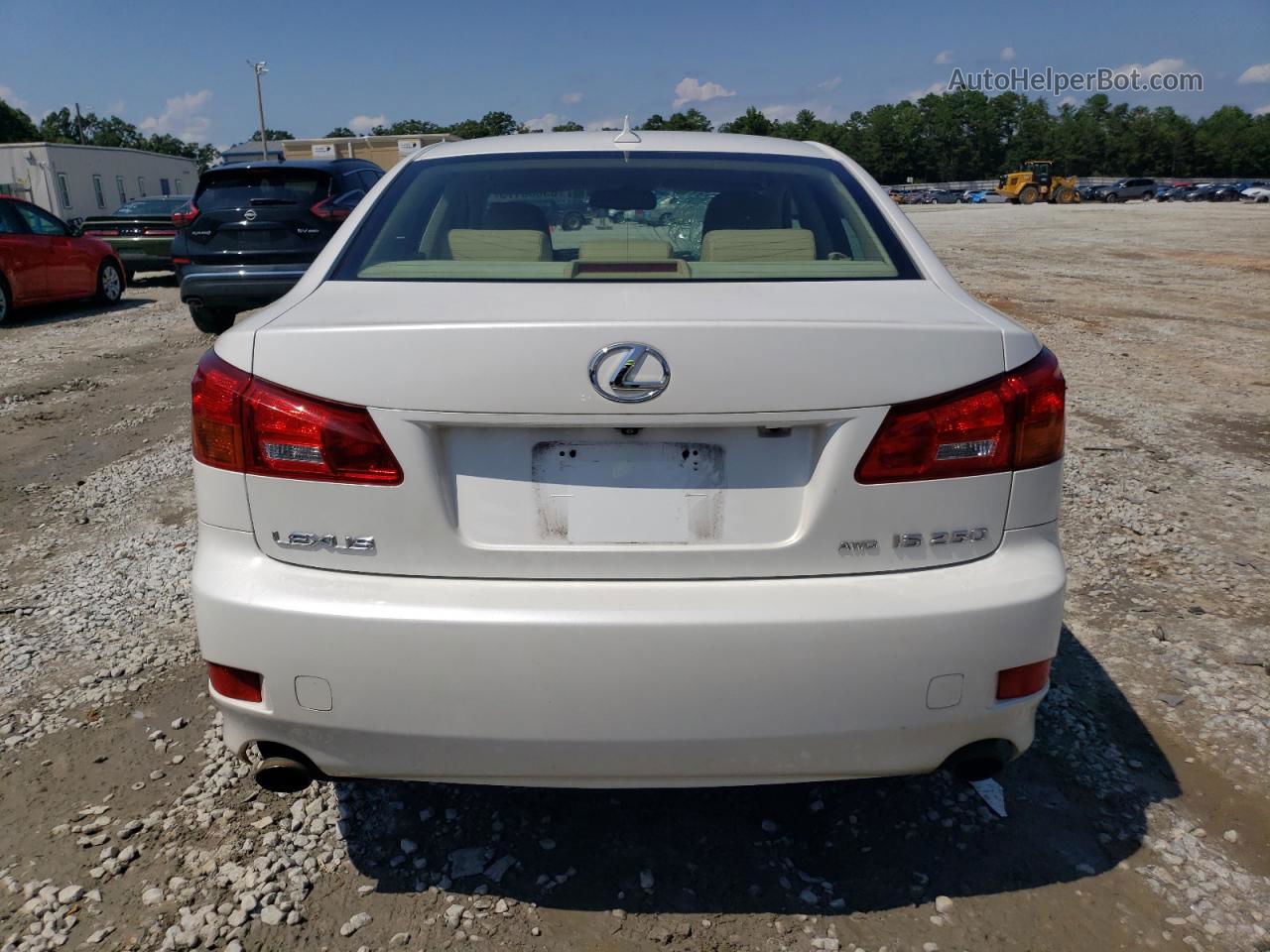 2007 Lexus Is 250 White vin: JTHCK262375015003