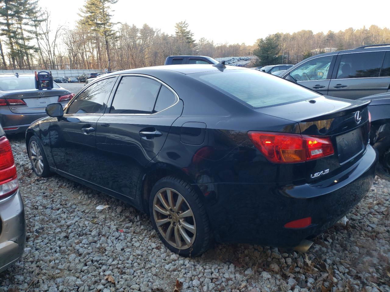 2007 Lexus Is 250 Black vin: JTHCK262375015244