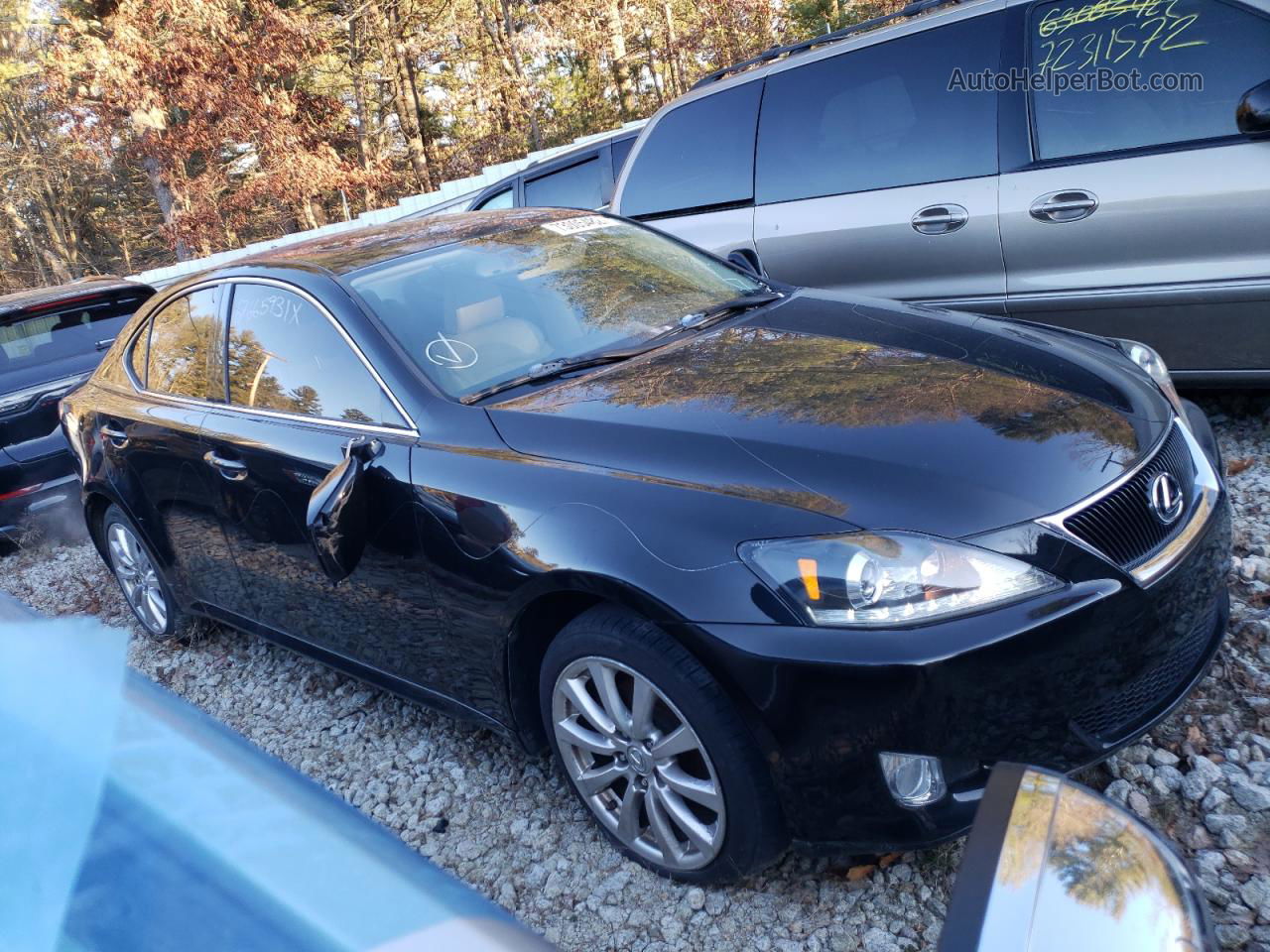 2007 Lexus Is 250 Black vin: JTHCK262375015244