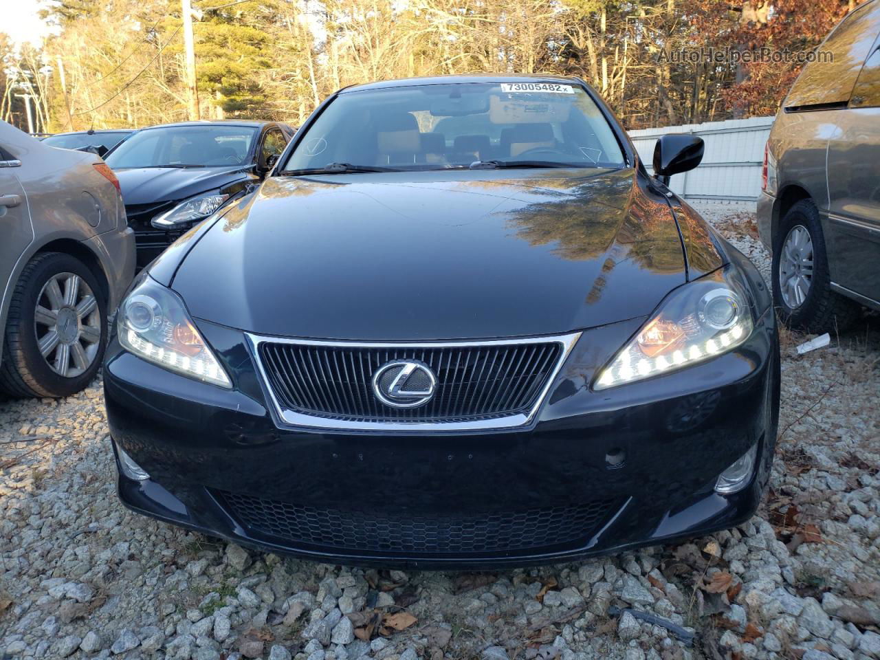 2007 Lexus Is 250 Black vin: JTHCK262375015244