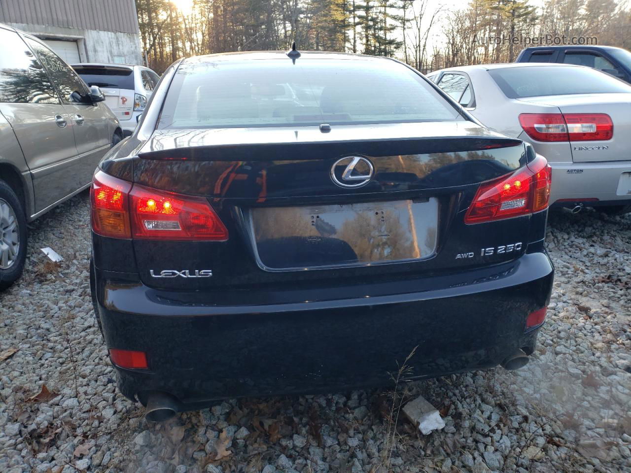 2007 Lexus Is 250 Black vin: JTHCK262375015244