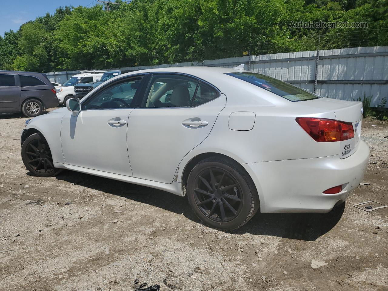 2007 Lexus Is 250 White vin: JTHCK262472014508