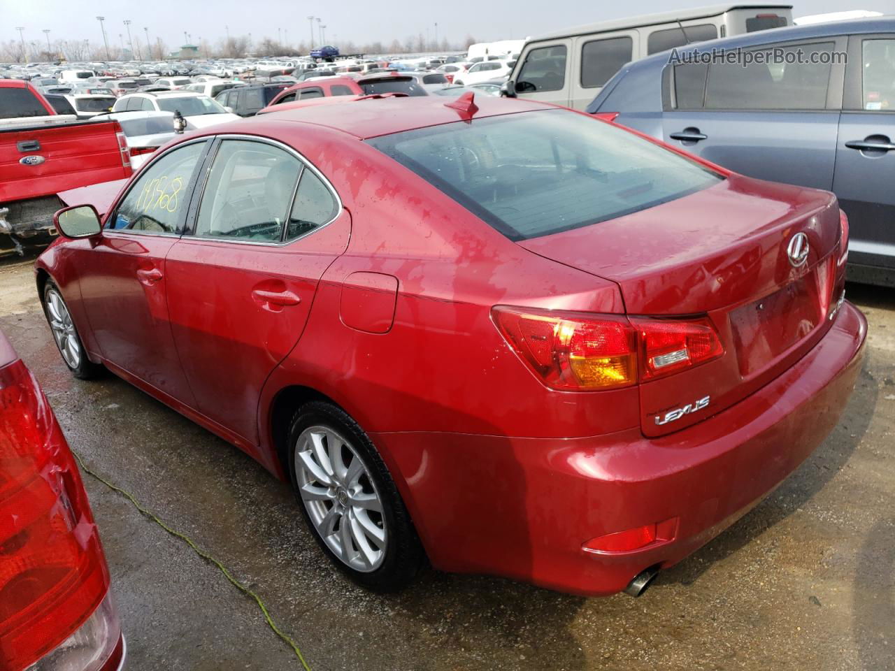 2007 Lexus Is 250 Red vin: JTHCK262472018624